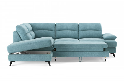 Flavia von COTTA - Eckgarnitur links turquoise