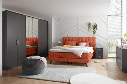 Baldwin von set one by Musterring - Boxspringbett 180 KTB orange