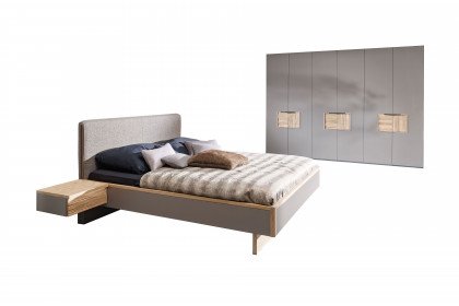 V/lacera sleeping von Voglauer - Schlafzimmer cubanitgrau - Wildeiche