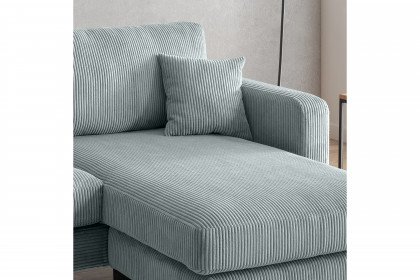 Eliza von Benformato - Ecksofa Ausführung rechts aqua