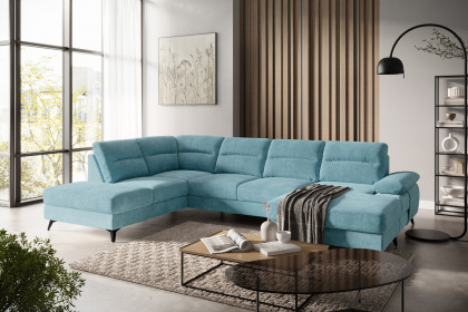Flavia von COTTA - Wohnlandschaft links turquoise