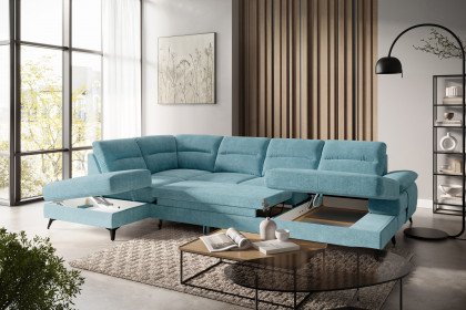 Flavia von COTTA - Wohnlandschaft links turquoise
