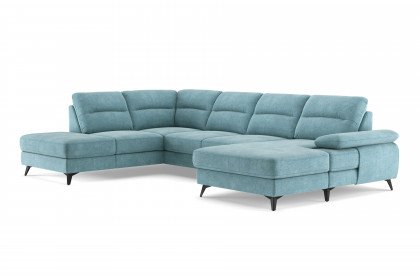 Flavia von COTTA - Wohnlandschaft links turquoise