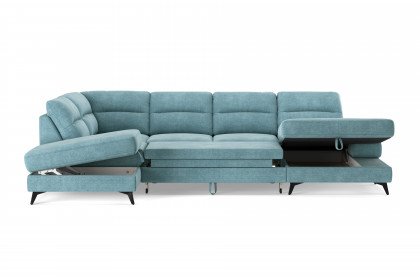 Flavia von COTTA - Wohnlandschaft links turquoise