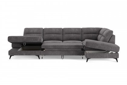 Flavia von COTTA - Couchgarnitur rechts graphite