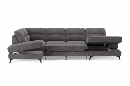 Flavia von COTTA - Couchgarnitur links graphite