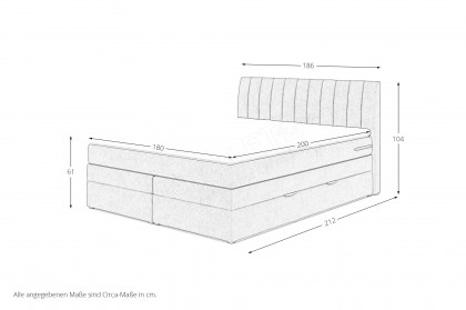 Shark von COTTA - Boxspringbett natural