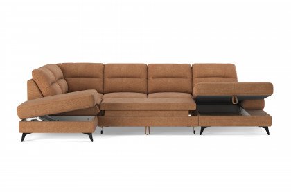 Flavia von COTTA - Polstergarnitur links cognac