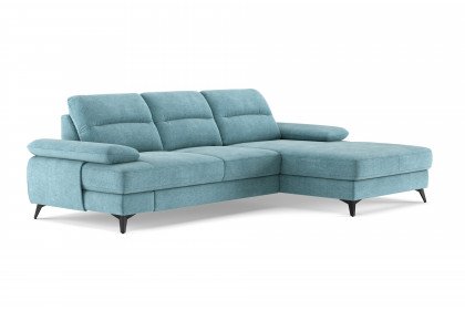 Flavia von COTTA - Eckcouch rechts turquoise