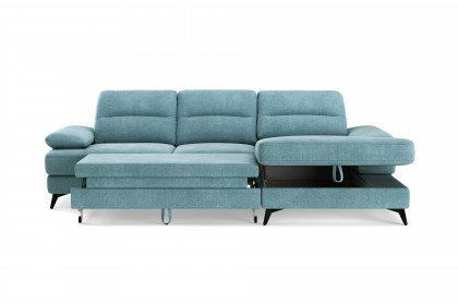 Flavia von COTTA - Eckcouch rechts turquoise