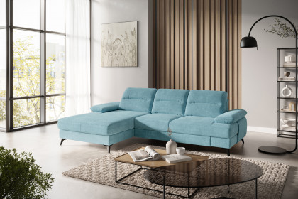 Flavia von COTTA - Eckcouch links turquoise