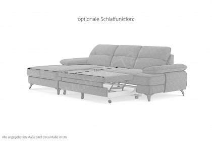 Flavia von COTTA - Couchgarnitur links sand