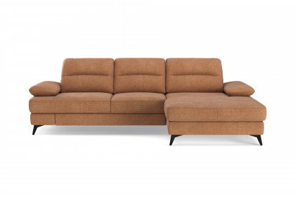 Flavia von COTTA - Sofa rechts cognac