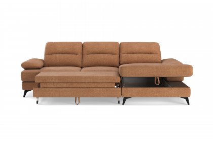 Flavia von COTTA - Sofa rechts cognac