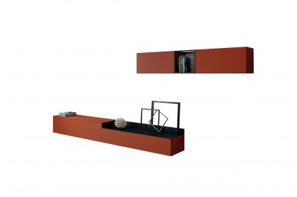 Ducale von MADíA CRAFT - Wohnwand inkarot/ Metall