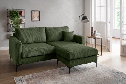 Eliza von Benformato - Polstersofa Ausführung rechts moosgrün
