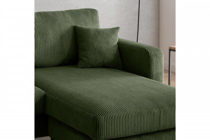 Eliza von Benformato - Polstersofa Ausführung rechts moosgrün