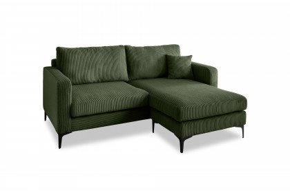 Eliza von Benformato - Polstersofa Ausführung rechts moosgrün
