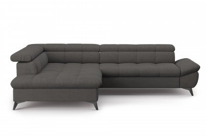 Apollo-LE25 von COTTA - Eckgarnitur links dark-grey
