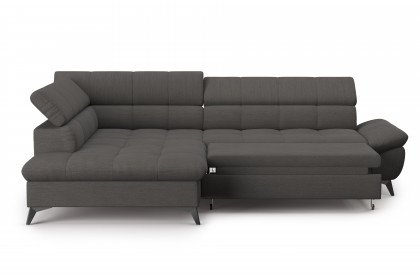 Apollo-LE25 von COTTA - Eckgarnitur links dark-grey