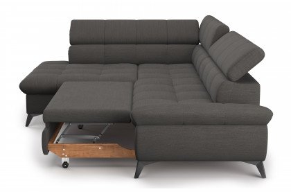 Apollo-LE25 von COTTA - Eckgarnitur links dark-grey