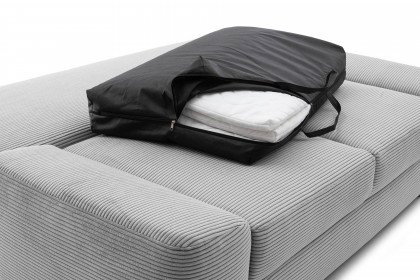 Kathy de Luxe von Nova Via - Einzelsofa warm-grey