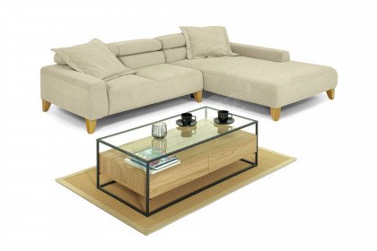 Spring-LE24 von Candy - Couchgarnitur Variante rechts taupe