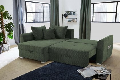 Boomer von Job - Ecksofa Ausführung links grün