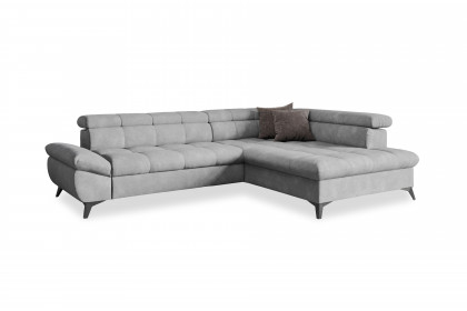 Apollo-LE25 von COTTA - Polstersofa rechts silver
