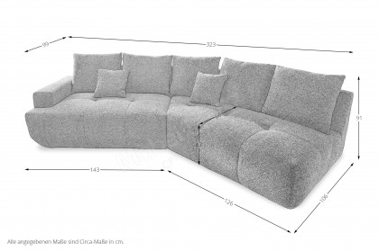 Fertilia von Benformato - XXL-Sofa weiß