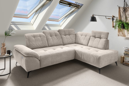 Fiore-LE25 von Benformato - Ecksofa Ausführung rechts beige