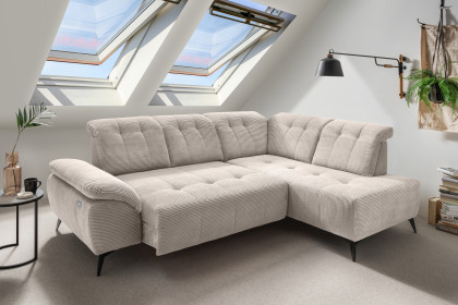 Fiore-LE25 von Benformato - Ecksofa Ausführung rechts beige