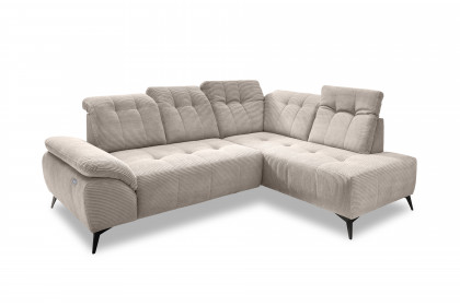 Fiore-LE25 von Benformato - Ecksofa Ausführung rechts beige