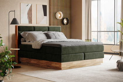 Incana II von COTTA - Boxspringbett 180 x 200 cm hunter mit Bettkasten