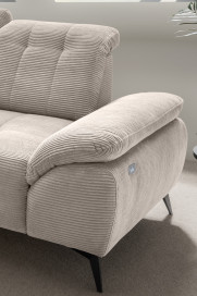 Fiore-LE25 von Benformato - Ecksofa Ausführung links beige