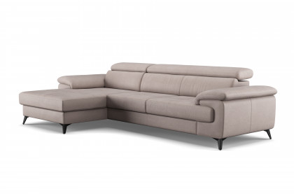 Astra-LE25 von COTTA - Eckgarnitur links sand