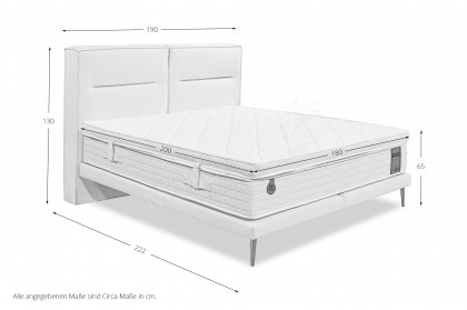 Calma-Dream von DONE.® - Boxspringbett in White