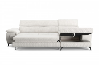 Astra-LE25 von COTTA - Ecksofa rechts cream