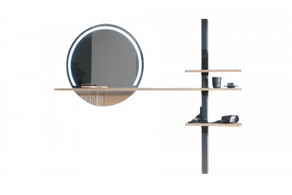 V/lacera von Voglauer - Badezimmer-Set in Taupe/ Massivholz