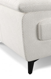 Astra-LE25 von COTTA - Ecksofa links cream