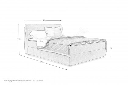 Cooper-Dream von COTTA - Boxbett dark-grey