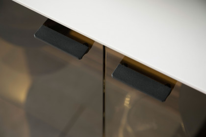 Yonna von SCHÖNER WOHNEN - Highboard Lack weiß/ Kerneiche natur 