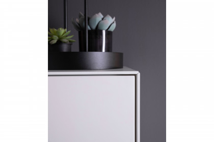 Yonna von SCHÖNER WOHNEN - Highboard Lack weiß/ Kerneiche natur 