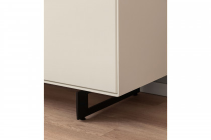 Yonna von SCHÖNER WOHNEN - Sideboard Lack weiß/ Metallgestell 