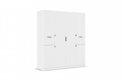 Ticao von Rauch Blue - Kleiderschrank weiß mit Türdämpfung