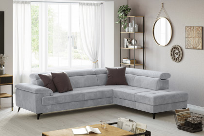 Astra-LE25 von COTTA - Couchgarnitur rechts stone