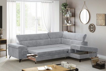 Astra-LE25 von COTTA - Couchgarnitur rechts stone