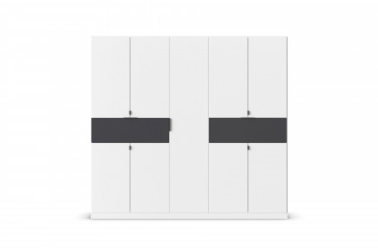 Ticao von Rauch Blue - Schrank 9 Türen & 2 Schubladen weiß - grau