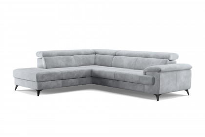 Astra-LE25 von COTTA - Couchgarnitur links stone