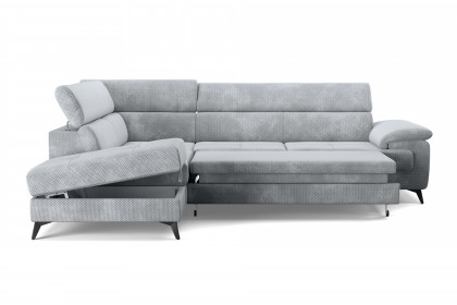Astra-LE25 von COTTA - Couchgarnitur links stone